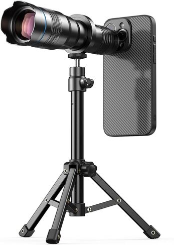 2 in 1 Phone Camera Lens Kit, Evil eye 6X Telephoto Lens & 150mm Macro Lens with Universal Lens Clip, Phone Lens Attachment for iPhone 16/15/14/13 Series, Samsung, Android Phone and Most Smartphone in Kuwait