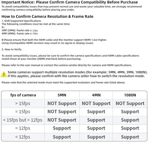 kerui 16 قناة مسجل أمان DVR يدعم 5MP هجين 5-in-1 AHD/TVI/CVI/CVBS/IP الكاميرا التناظرية DVR مع الكشف البشري ، وصول عن بُعد 24/7 (محرك أقراص ثابتة 2TB مثبتة قبل 2TB) in Kuwait