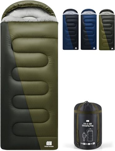 Sleeping Bags for Adults Cold Weather & Warm,Backpacking,0 Degree XXL Camping Sleeping Bag with Compression Sack Great Camping Essentials Gear for Winter Hiking, Hunting in Kuwait