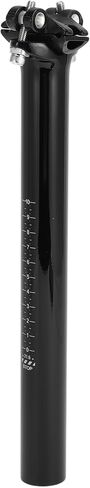 Universal 31.6x300mm Gloss Black Bike Seat Posts Adjustable Angle Lightweight Bike Saddle Post Seat Tube Carbon Fiber 1 Pc in Saudi Arabia