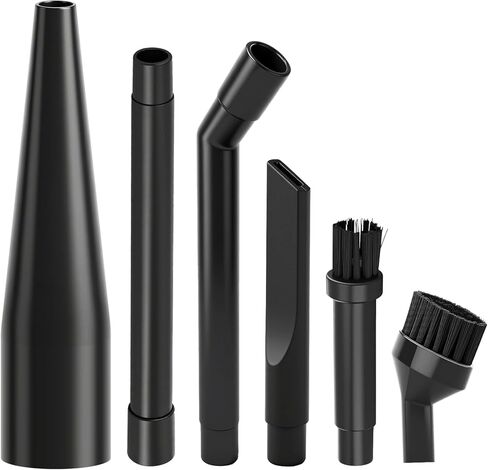 CMXZVBE38668 طقم مرفقات للتنظيف الدقيق مكون من 6 قطع، 1-1/4 بوصة. ملحقات المكنسة الكهربائية للمتجر الرطب والجاف، للتنظيف المعقد والتفصيلي - يناسب قطر خرطوم 1-1/4 بوصة in Kuwait