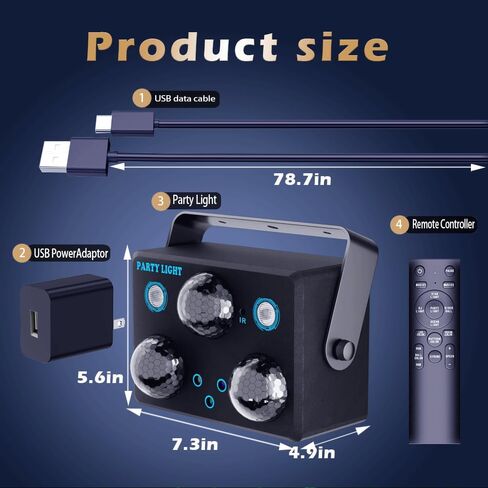 أضواء الحفلات ديسكو الكرة الخفيفة دي جي ديسكو أضواء الليل المرحلة أضواء السماء المرصعة بالنجوم ديكور الحفلات مع جهاز التحكم عن بعد لتزيين غرفة عيد الميلاد وحفلات الزفاف in Kuwait