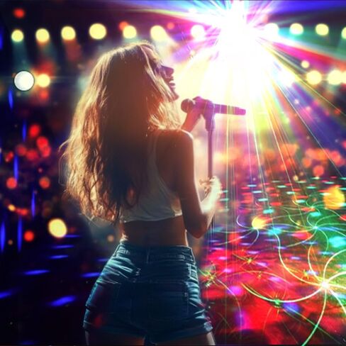 أضواء الحفلات ديسكو الكرة الخفيفة دي جي ديسكو أضواء الليل المرحلة أضواء السماء المرصعة بالنجوم ديكور الحفلات مع جهاز التحكم عن بعد لتزيين غرفة عيد الميلاد وحفلات الزفاف in Kuwait