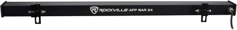 Rockville APP BAR 24 Waterproof LED Wash Light Bar, 36W, RGBWA + White + Amber LEDs, Bluetooth & IR Remote Control, 22 Auto Modes, IP66 Waterproof, Perfect for DJ, Stage, Parties, & Outdoor Use in Saudi Arabia