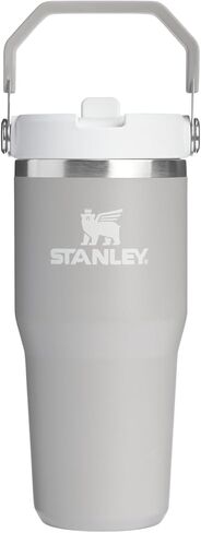 Stanley Iceflow 2.0 Flip Straw Tumbler مع مقبض 20 أوقية | تطور على الغطاء وقلب القش | زجاجة ماء مقاومة للتسرب | معزول الفولاذ المقاوم للصدأ | BPA خالية | أزور in Kuwait