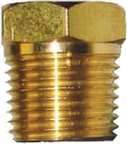 قابس E-2 نحاسي 1/2 بوصة NPT فقط لقلم الرصاص والزنك (E-2-BRASS-ONLY) in Kuwait