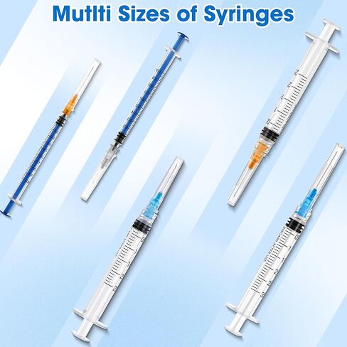 20 حزمة من المحاقن 3 مل بإبرة 23Ga 1 بوصة، حقنة قفل Luer 3cc للاستعمال مرة واحدة للمختبرات العلمية، مغلفة بشكل فردي، صندوق مكون من 20 قطعة in Kuwait