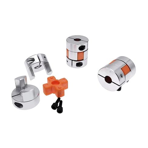 D25L30 6.35/8/9.5/10/12mm Stepper Motor Shaft Coupler Flexible Jaw Spider Plum Coupling 1Pcs(4x5) in Saudi Arabia