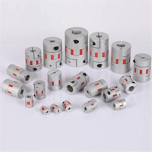 D25L30 6.35/8/9.5/10/12mm Stepper Motor Shaft Coupler Flexible Jaw Spider Plum Coupling 1Pcs(4x5) in Saudi Arabia