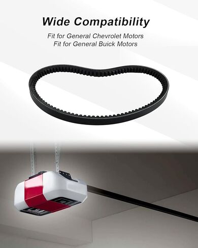 16-5L304 Garage Door Opener Belt Notched V-Belt Fit for LiftMaster Commercial Door Operator H J DH SL575GL 811LM 813LM 850LM 860LM 41DJ002 in Saudi Arabia