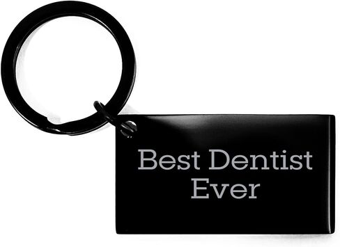 Dentist Keychain Gift for Birthday Best Dentist Ever - Gifts from Friends and Family in Saudi Arabia