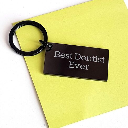 Dentist Keychain Gift for Birthday Best Dentist Ever - Gifts from Friends and Family in Saudi Arabia