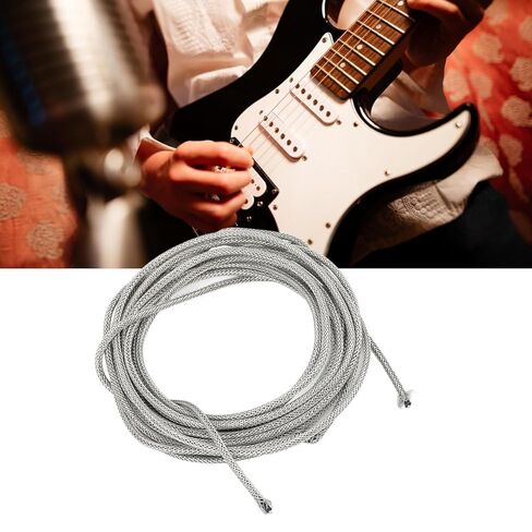 9.84Ft 22 AWG Single-Conductor Braided Shield Cable Guitar Wire for Electric Guitar Upgrades Kits in Saudi Arabia