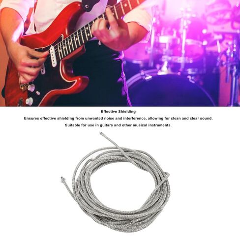 9.84Ft 22 AWG Single-Conductor Braided Shield Cable Guitar Wire for Electric Guitar Upgrades Kits in Saudi Arabia