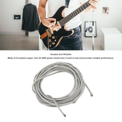 9.84Ft 22 AWG Single-Conductor Braided Shield Cable Guitar Wire for Electric Guitar Upgrades Kits in Saudi Arabia