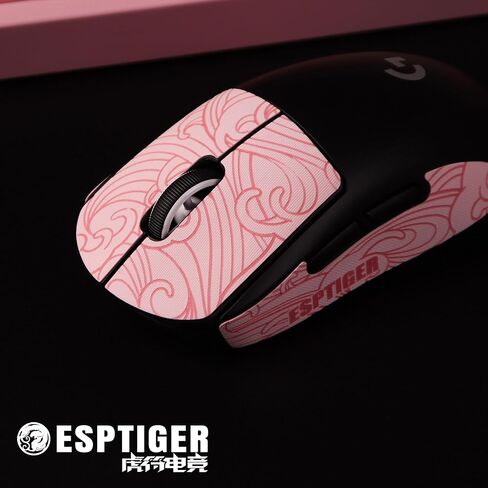 ESPTIGER Gaming Mouse Grip Tape Oriole Grip Tape - Pink for Logitech G PRO X Superlight in Kuwait