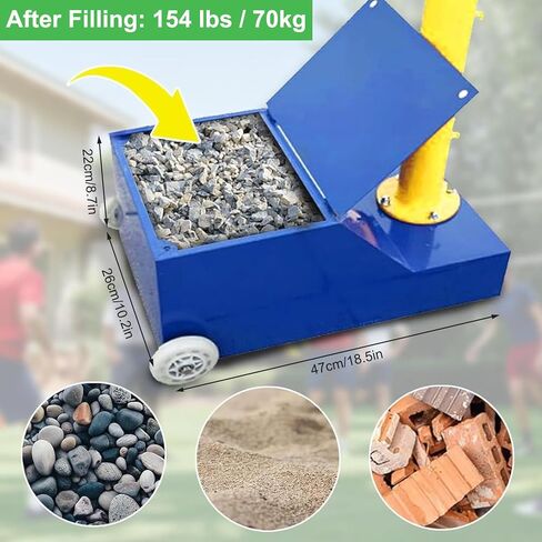 أقطاب الكرة الطائرة للفناء الخلفي، حامل كرة طائرة عالي التحمل مع شبكة للاستخدام الداخلي أو الخارجي، مجموعة تدريب كرة الريشة بارتفاع قابل للتعديل مع عجلات، لصالة الألعاب الرياضية المدرسية للكبار in Kuwait