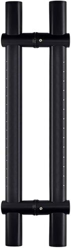 Heavy Duty Black Stainless Steel Commercial Tempered Glass Door Push-Pull Handle/Sliding Barn Door Handle-Adjustable Hole Spacing(1200x900mm) in Saudi Arabia