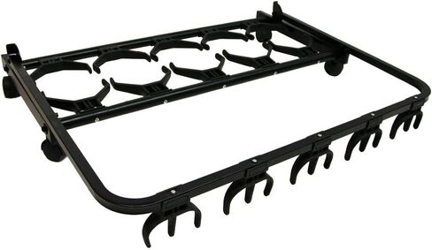 American Sound Connection 5 Guitar Rolling Cart Stand Pro Audio Stage, Studio or Display Rubber Divider Electric or Acoustic Guitar Holder in Saudi Arabia