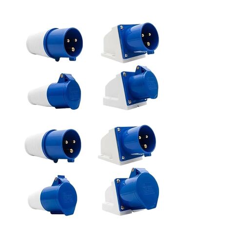 IP44 Industrial Socket 3 PIN Waterproof Connector 16A 32A Male Female Electric Plug 240V Wall Mount 1pcs(32A 223) in Saudi Arabia
