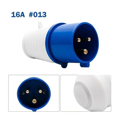 IP44 Industrial Socket 3 PIN Waterproof Connector 16A 32A Male Female Electric Plug 240V Wall Mount 1pcs(32A 223) in Saudi Arabia