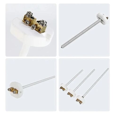 K Type WRN-010 Temperature Sensor Ceramic Probe 200mm 300mm 400mm Thermocouple 1300℃ 1Pcs(Probe 1.5x200mm) in Saudi Arabia