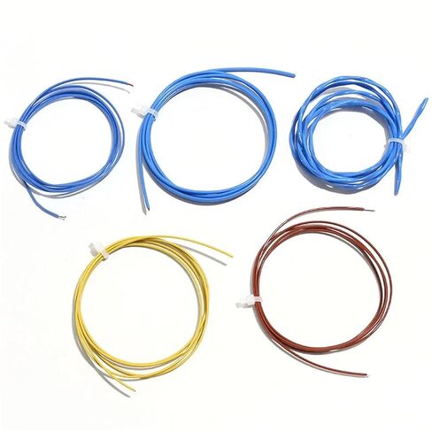 K/J/T Type Blue PTFE Twist Multi-core KX Compensation Thermocouple Temperature Sensing Line 2 * 0.3mm 0.5mm 2 * 7 * 0.2mm 1M 1Pcs(K 2x0.3mm 1M) in Kuwait