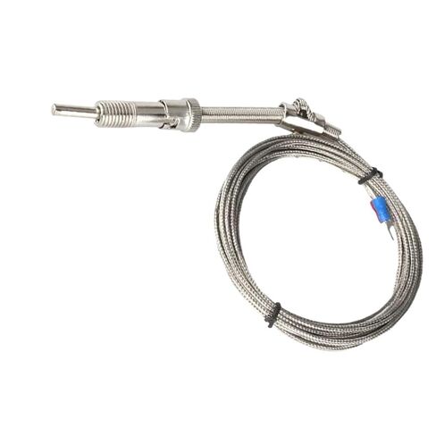 1-5m Bayonet M12 K Type Ecompression Spring Shielded Wire Length Thermocouple Cable 1Pcs(M12 Type K 1M) in Saudi Arabia