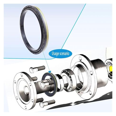 1pcs Oil Seal 165x190x15.5/17mm in Saudi Arabia