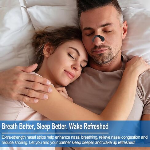شرائط الأنف للشخير، شرائط الأنف القوية للغاية للتنفس لتحسين جودة النوم، شرائط الأنف الصديقة للبشرة للشخير، محلول الشخير الخالي من الأدوية وتخفيف احتقان الأنف، 30 زوجًا in Kuwait
