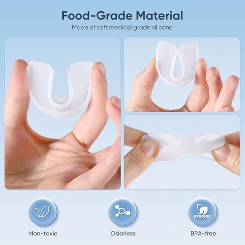 Anti-Snoring Device, Reusable Snore Stopper Anti Snoring Mouthpiece, Snoring Solution Mouthpiece Stop Snoring for Men and Women in Saudi Arabia
