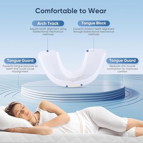 Anti-Snoring Device, Reusable Snore Stopper Anti Snoring Mouthpiece, Snoring Solution Mouthpiece Stop Snoring for Men and Women in Saudi Arabia