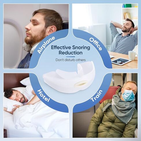 Anti-Snoring Device, Reusable Snore Stopper Anti Snoring Mouthpiece, Snoring Solution Mouthpiece Stop Snoring for Men and Women in Saudi Arabia