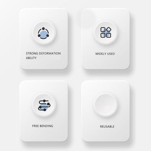 شريط تشكيل أعمال النجارة، قالب منحني مرن يحركه التروس، دليل قابل للتعديل، أداة كونتور ذات شكل معقد وثابت (2 متر) in Kuwait