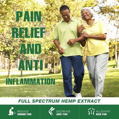 (3-Pack) High Potency Hemp Oil - 25,000 Maximum Strength - Natural Hemp Oil - C02 Extraction,Organic, Vegan, Non-GMO in Kuwait