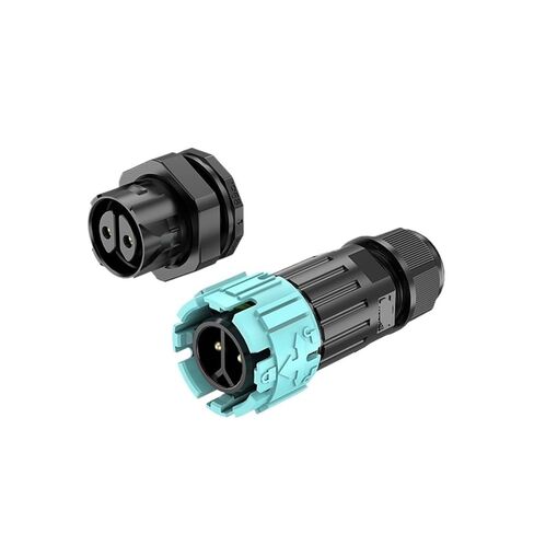 Waterproof Aviation 2/3/4/5 core Wire-to-Board Male-Female Plug-in m19 self-Locking Push-on Connector(EW M19 2 core 7-10mm 20A) in Kuwait