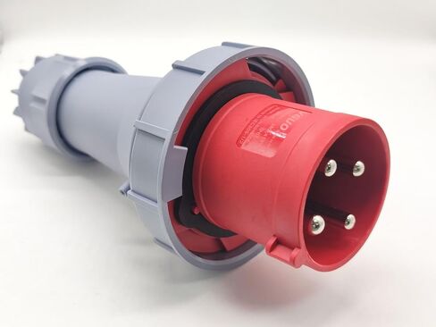 موصل صناعي مقاوم للماء التوصيل 4Pin 63A 6h 380V-415V 3P + E IP67 in Kuwait
