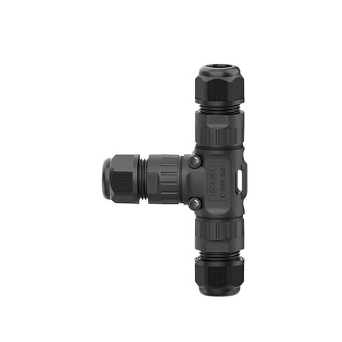 EW-P20T Push-on 20T Quick Connector 2/3 core Outdoor Lighting Three-Way Waterproof Connector(2P Wire Diameter 5 9mm) in Saudi Arabia