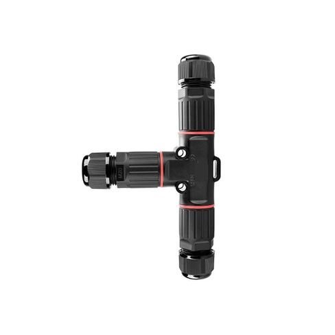 Screw-Free P20T Quick-Connect Terminal T-Type Quick-Connect Wire Adapter Outdoor Power Waterproof Connector(EW-P20T 5-9mm) in Kuwait