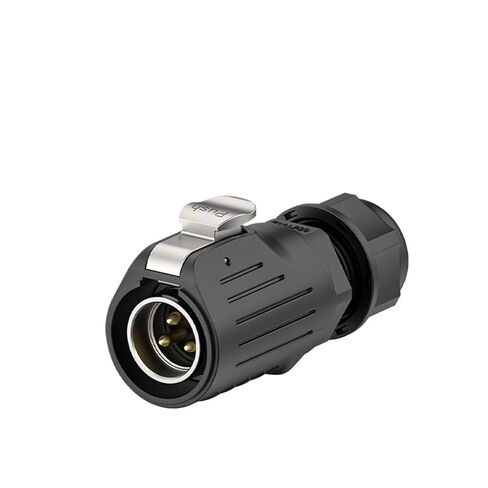 ذكر نهاية قفل الأسلاك نوع اللوحة الطيران خالية من اللحام EW-LP20 ثقب واحد رسمي 2-7 متعدد النواة IP68 قفل المسمار موصل للماء (EW-LP20S-4P 20A) in Kuwait