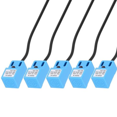 MECCANIXITY Approach Sensor Inductive Proximity Sensor Switch NO Normally Open NPN 4mm Detection Distance, DC 10-30V SN04-N, 5Pcs in Saudi Arabia