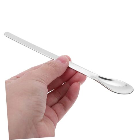 24pcs Stainless Steel Lab Spatulas Long Micro Mixing Spoons Lightweight Portable Sampling Scoops for Powders Pastes Laboratory Stirring Tools in Saudi Arabia