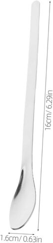 24pcs Stainless Steel Lab Spatulas Single-head Sampling Spoons Portable Micro Scoops for Powders Liquids Ergonomic Grip Mixing Stirring Tools in Saudi Arabia