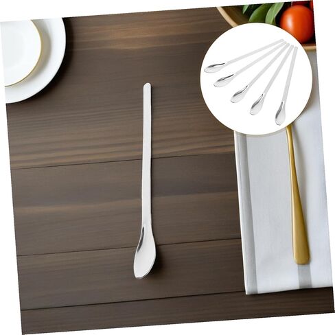 24pcs Stainless Steel Lab Spatulas Single-head Sampling Spoons Portable Micro Scoops for Powders Liquids Ergonomic Grip Mixing Stirring Tools in Saudi Arabia