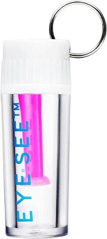 مزيل العدسات اللاصقة الصلبة وأداة تطبيق مكبس RGP الصلب مع ملحق حلقة مفاتيح - يسمح بسهولة إزالة/تطبيق عدسات Sclera - صندوق من 5 قطع (أزرق) in Kuwait