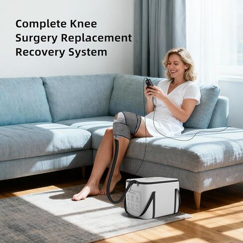آلة الثلج للركبة بعد الجراحة، آلة العلاج البارد مع توقيت قابل للبرمجة، مضخة هادئة، نظام استعادة جراحة استبدال الركبة المحمول لتخفيف الألم، سهل الاستخدام in Kuwait