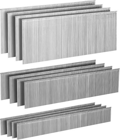 18 Gauge Brad Nails 2000-Count, 304 Stainless Steel Finishing Nails, 5 Sizes (2", 1-1/4", 1-1/2", 1", 3/4") 400 Each, for Pneumatic & Electric Brad Nailers, Indoor & Outdoor Projects in Saudi Arabia