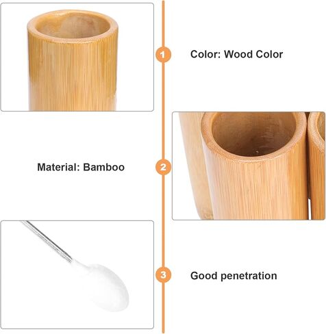 Angoily Bamboo Fire Cupping Set 5Pcs Carbonized Bamboo Cups for Home Cupping Therapy Body Suction Cups Facial Massage Tools in Saudi Arabia