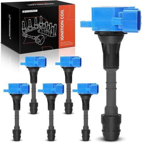 A-Premium Set of 6 Ignition Coil Packs Compatible with Nissan Altima 2002-2006 3.5L, Frontier 2005-2020 4.0L, Murano 2005-2008 3.5L, Quest 2004-2009 3.5L & Infiniti I35 2002-2004, QX4 2001-2003 3.5L in Saudi Arabia