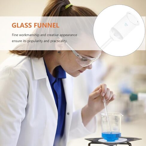 Glassware Funnel 35ml Acid-Resistant Laboratory Sand Core Filtering Funnel for Lab Experiments and Scientific Use in Saudi Arabia